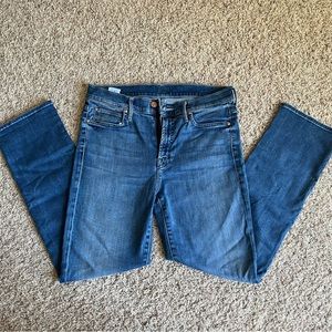 MOTHER Rascal Ankle Cropped Jeans Size 29